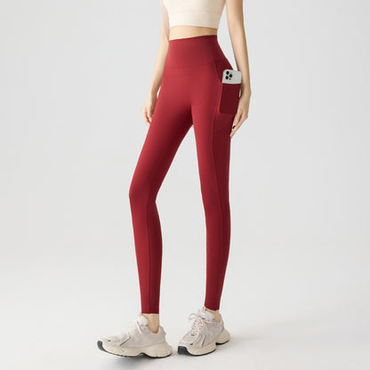 Cool Feeling Quick-drying Ultra-high Waist Abdomen Pants