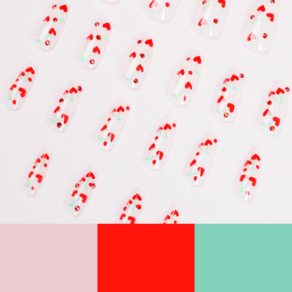 French Love Red Diamond Small Cherry Wear Armor