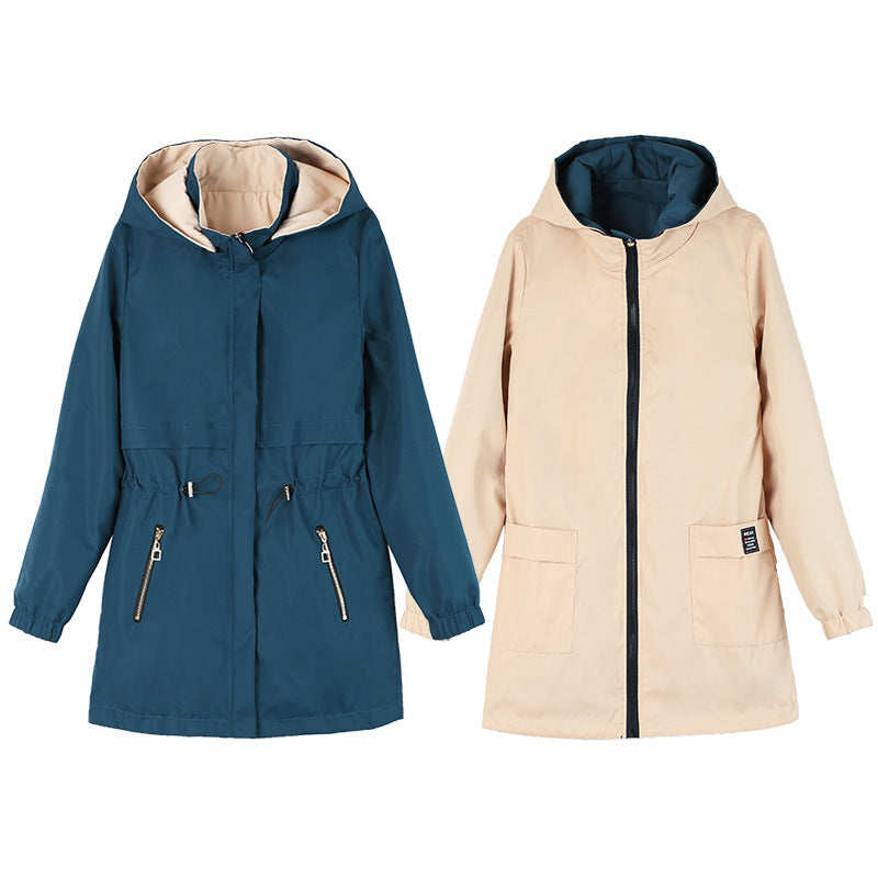 Removable Cap Plus Size Fashion Loose Top