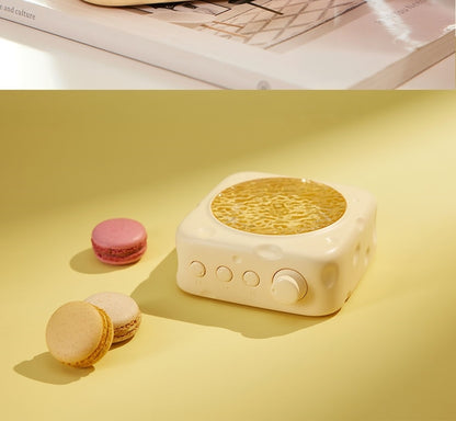 Cheese Speaker - Bluetooth Wireless Speaker - Green- Yellow