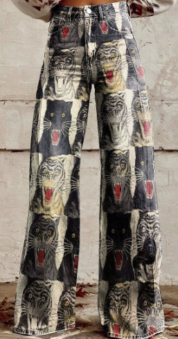 Women's Casual Pants Thin Imitation Jeans