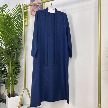 Women's Dubai Casual Solid Color Dress