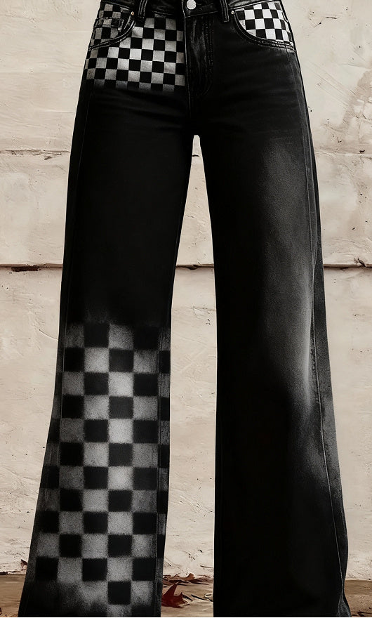 Women's Casual Pants Thin Imitation Jeans