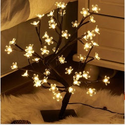 Twinkling copper wire lights for indoor decoration