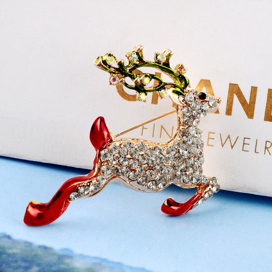 Christmas tree brooch pin