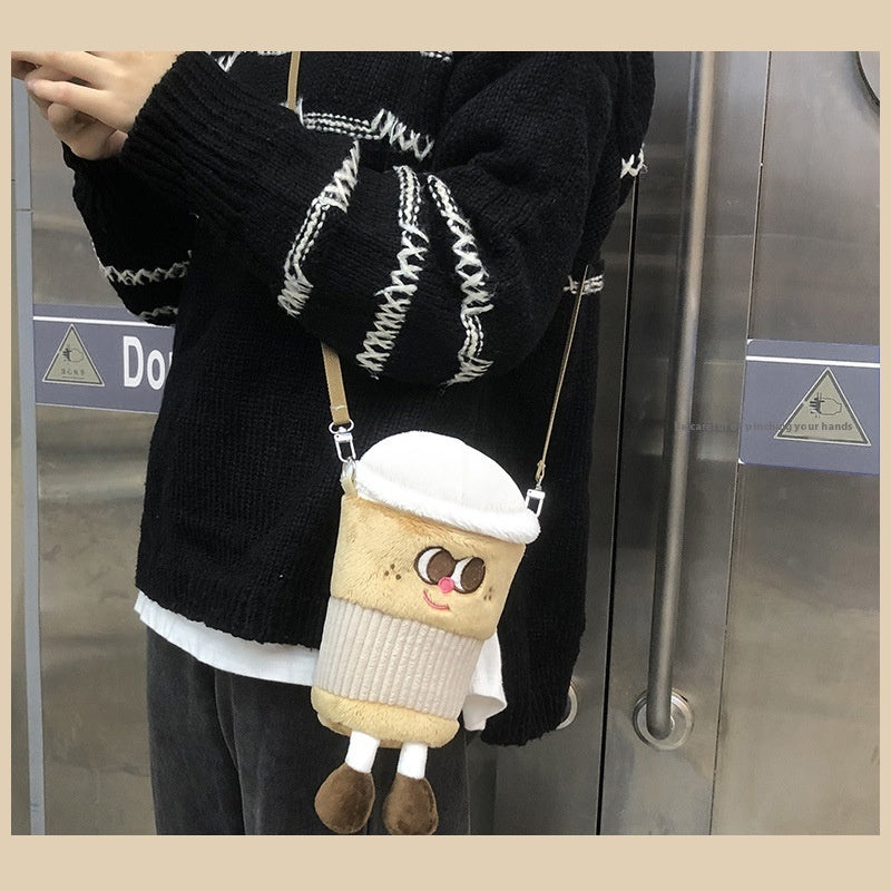 Cute And Interesting Milky Tea Cup Crossbody Bag