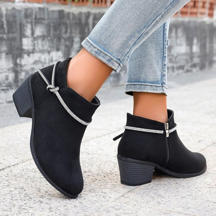 Low-cut Fashion Personalized Martin Boots For Women