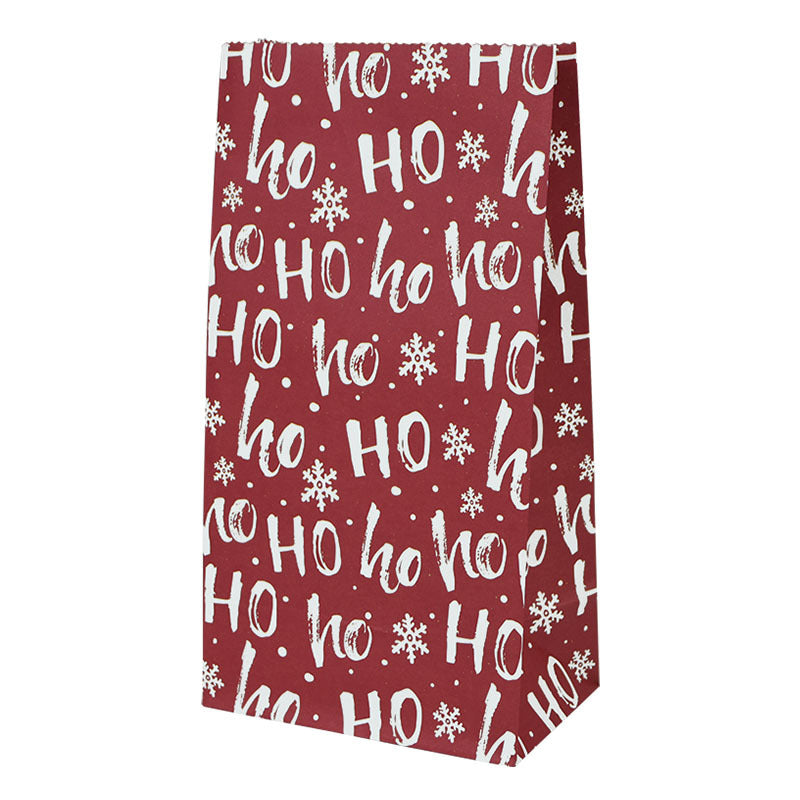 Christmas Wrapped Paper Bags Snowman Snowflakes No Mention