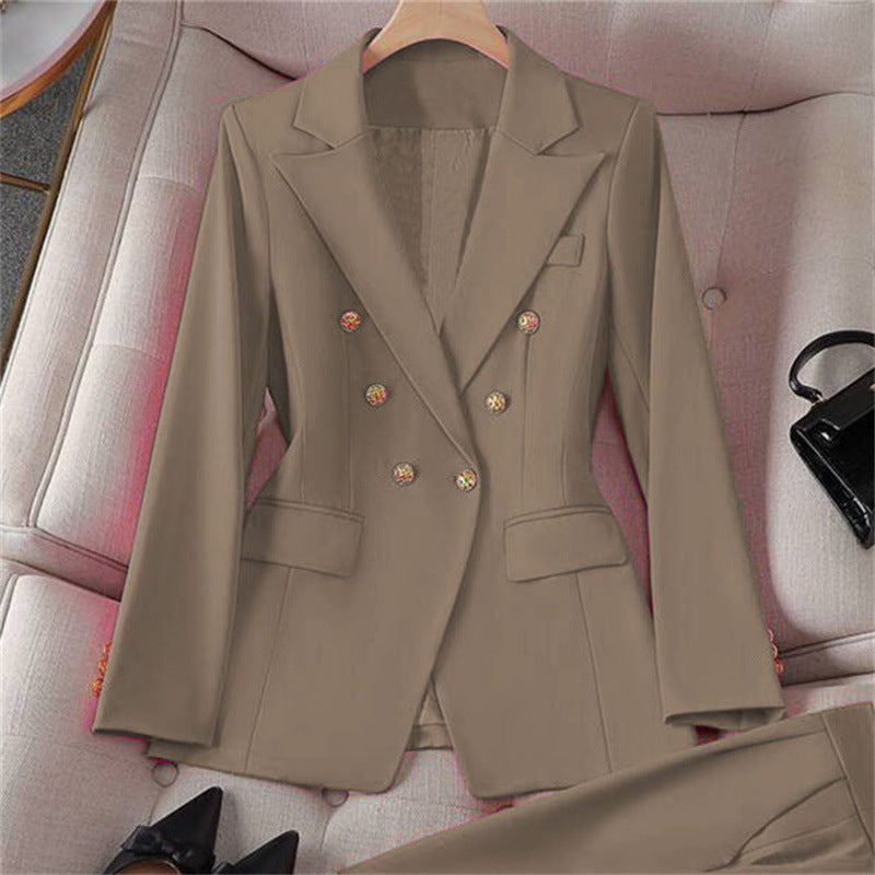 Retro Coat Slim Fit Casual Suit Top