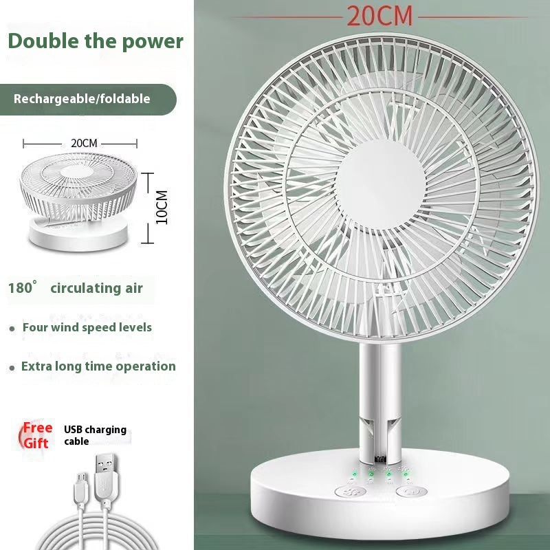 Silent Wind USB Office And Dormitory Mini Clip Fan Desktop Floor