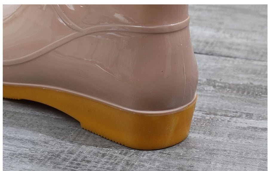 Women's Low-cut Rain Boots Non-slip Waterproof Tendon Bottom