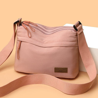 Women's Nylon Cloth Multi-functional Waterproof Shoulder Messenger Bag