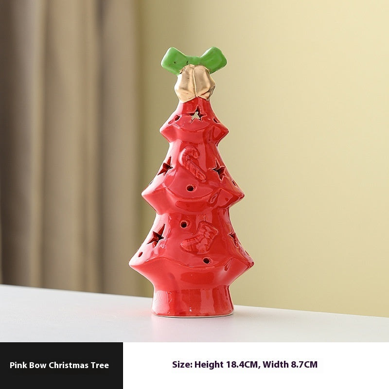 Christmas Ceramic Transparent Christmas Tree Night Light