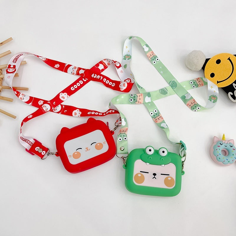 Children's Mini Cute Trendy Crossbody Silicone Bag