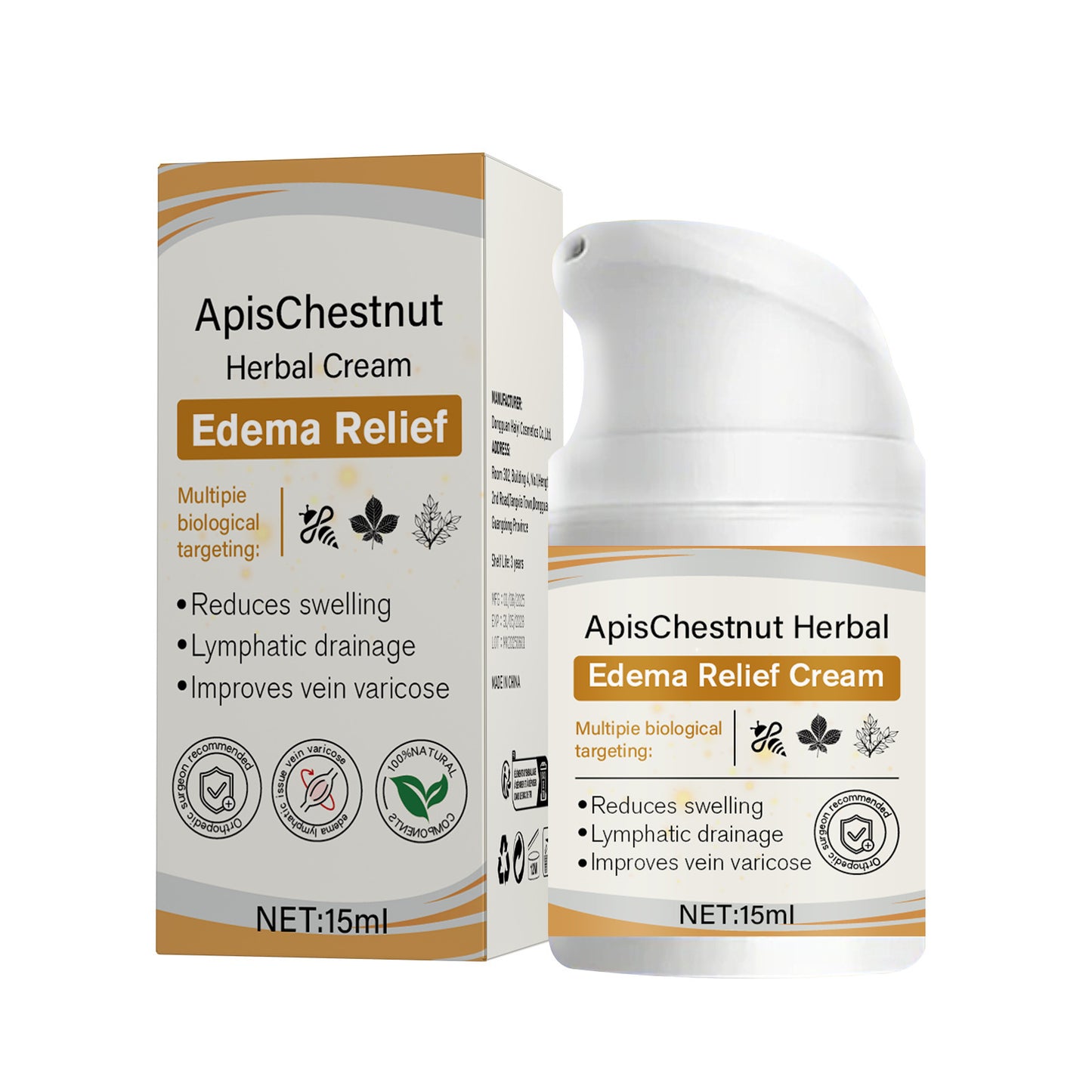 Herbal Mild Relieve Leg Discomfort Moisturizing Skin Daily Massage Neck Cream