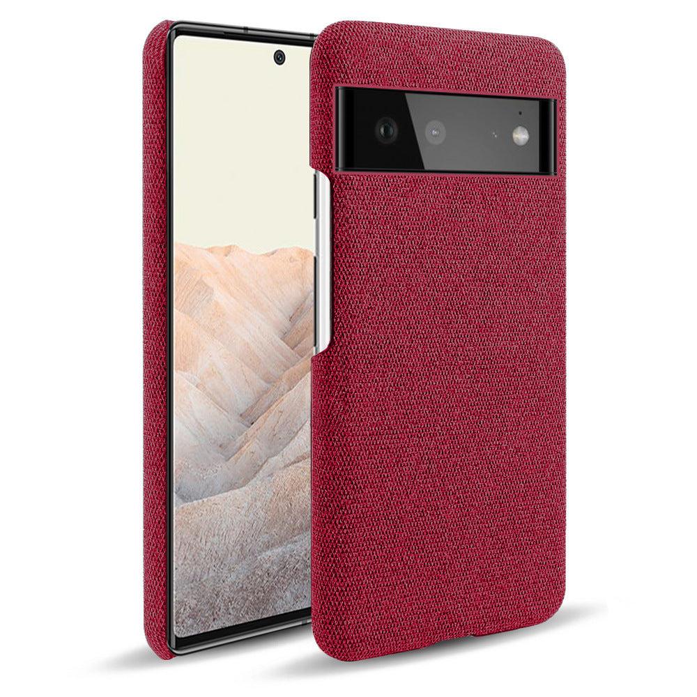 Mobile Phone Protective Leather Cover Cloth Pattern Mobile Phone