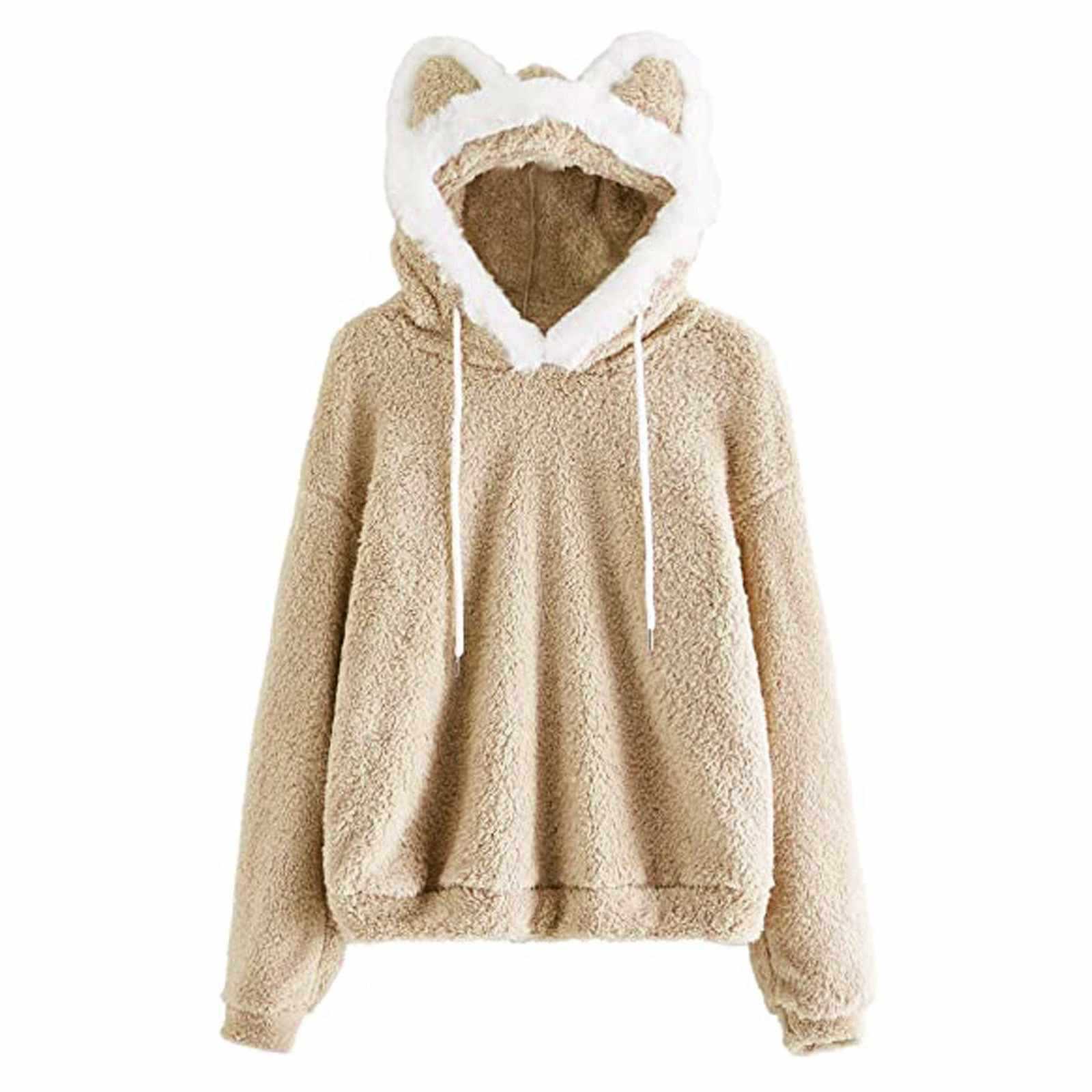 Hooded Cat Ears Loose Casual Sweater Sweater
