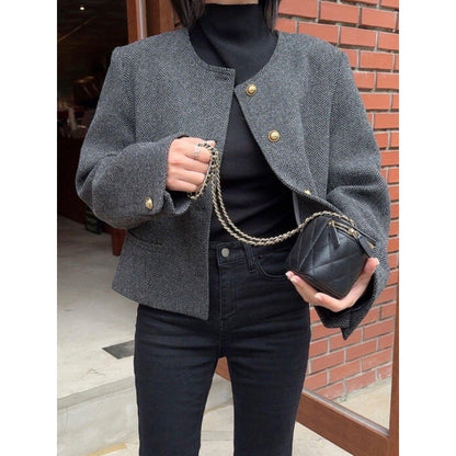 Wool Women's Short Coat Autumn And Winter