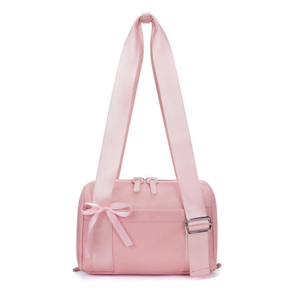 Fashion Personality Women's Pink Gym Bag Lightweight