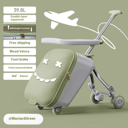 Luggage Children's Riding And Boarding Machine Trolley Case