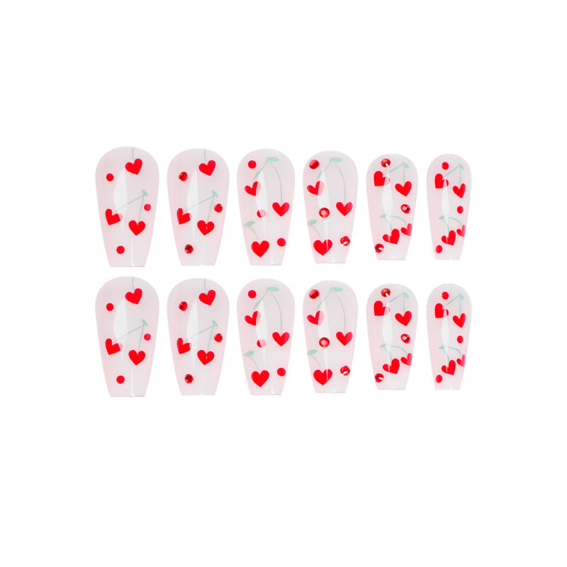 French Love Red Diamond Small Cherry Wear Armor