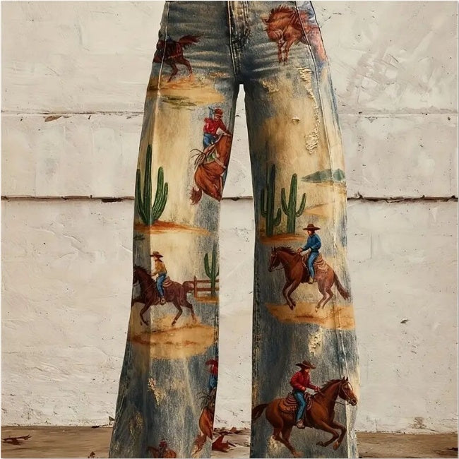 Women's Casual Pants Thin Imitation Jeans