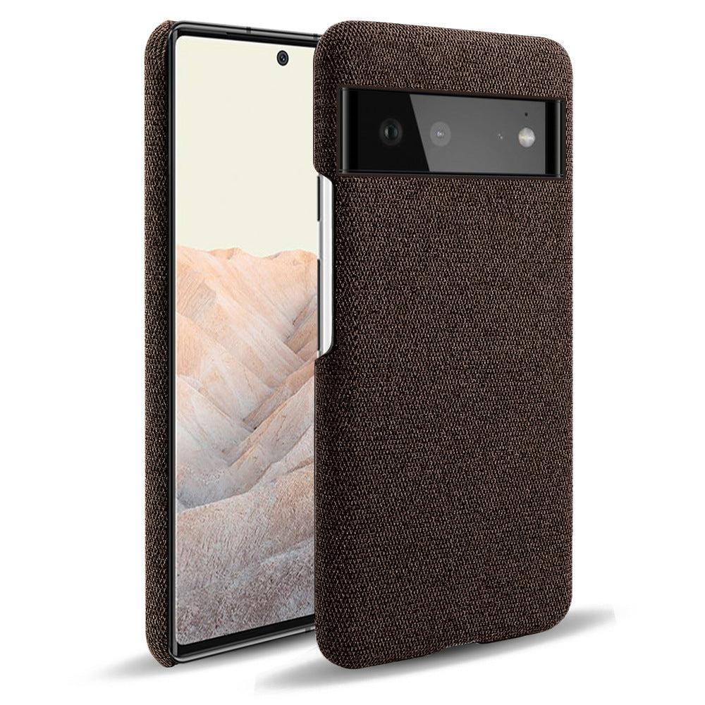 Mobile Phone Protective Leather Cover Cloth Pattern Mobile Phone