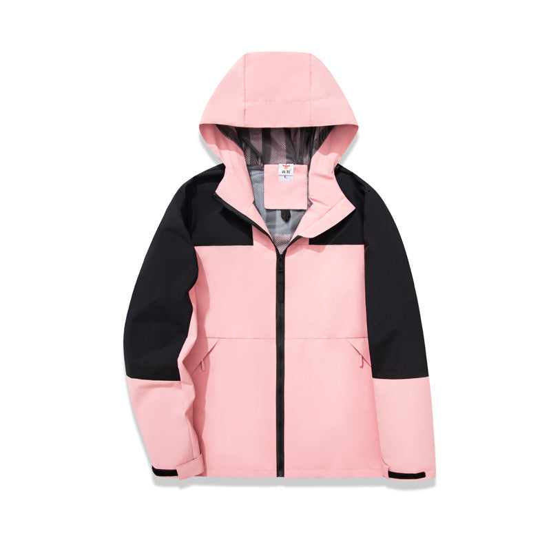 Women's Outdoor Sports Thin Hooded Work Clothes Mountaineering Clothes Windproof And Waterproof