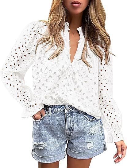 Women's Autumn Top Fashion Horn Long Sleeve Casual