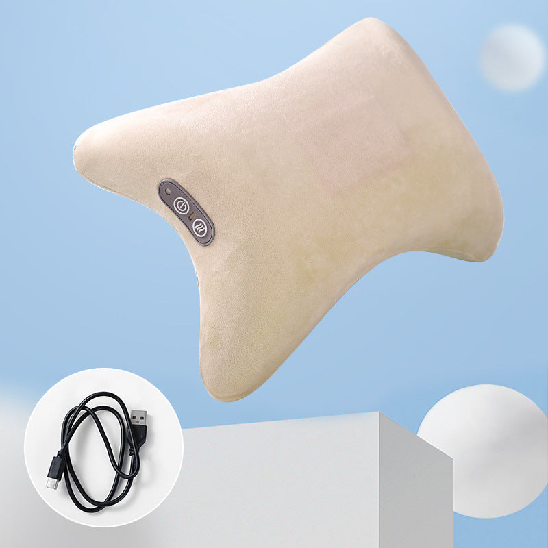 Office Nap Vibrating Massage Hot Compress Pillow