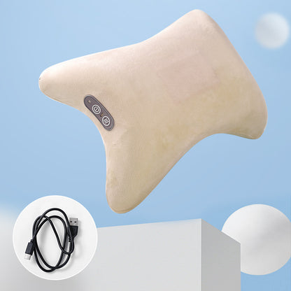 Office Nap Vibrating Massage Hot Compress Pillow