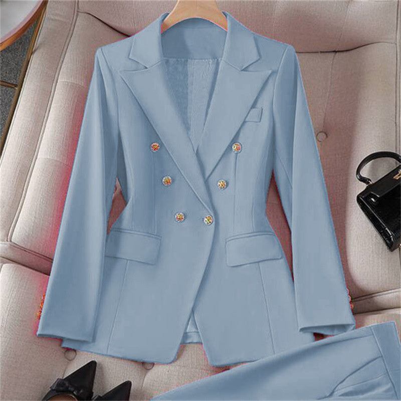 Retro Coat Slim Fit Casual Suit Top