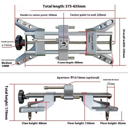Four-wheel Positioning Fixture Locator Accessories