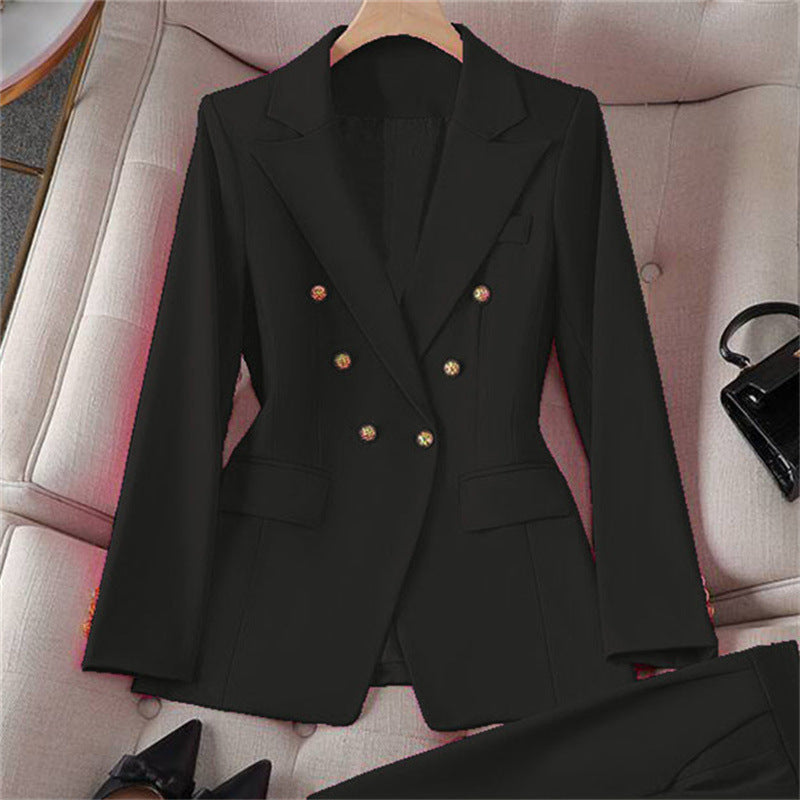 Retro Coat Slim Fit Casual Suit Top