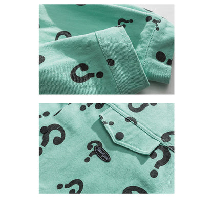 Individual Print Lapel Unisex Casual Jacket For Men And Women