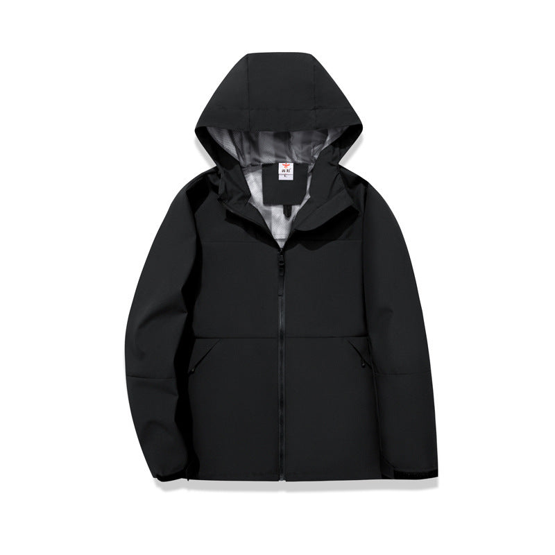 Women's Outdoor Sports Thin Hooded Work Clothes Mountaineering Clothes Windproof And Waterproof