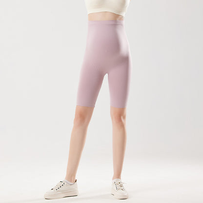 New Pregnant Women Yoga Pants Nude Feel High Elastic Belly Support Maternity Pants