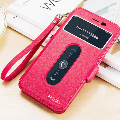 Mobile Phone Case, Drop-proof Flip Cover, Window Protection Cover