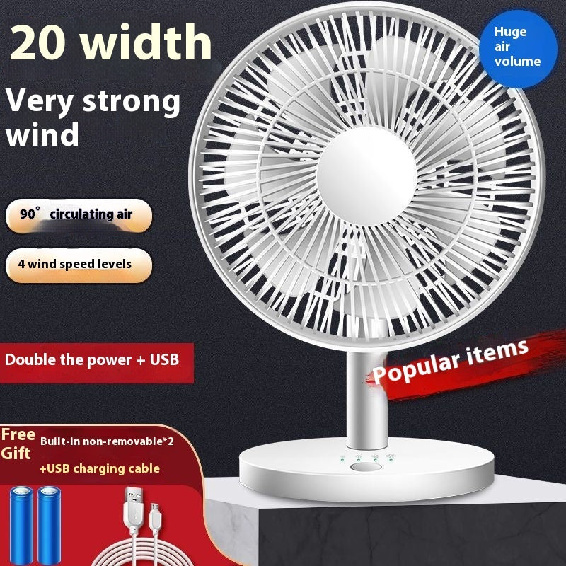 Silent Wind USB Office And Dormitory Mini Clip Fan Desktop Floor