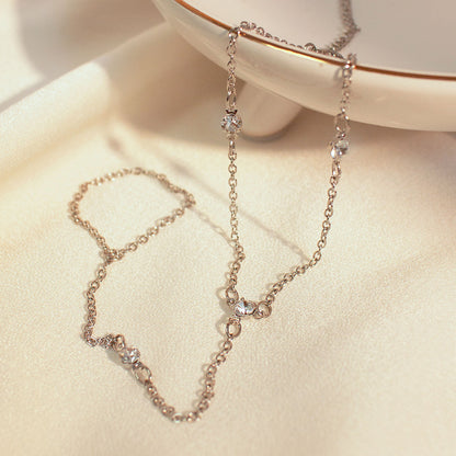 Fashion Diamond-embedded Anklet