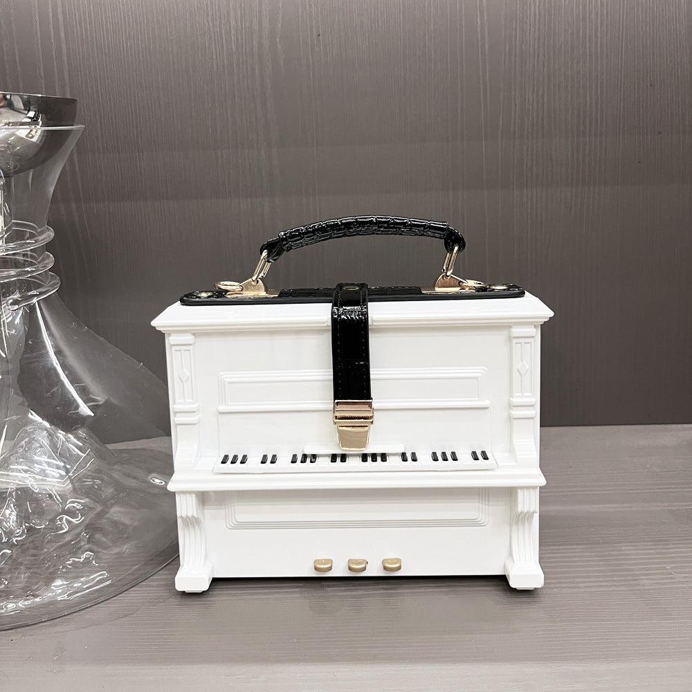 Piano Acrylic Box Shoulder Crossbody Bag