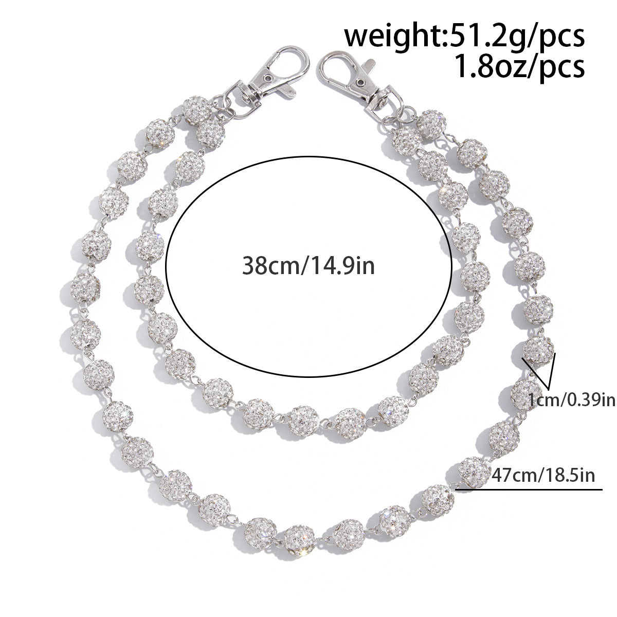 Hip Hop Niche High-grade Waist Chain Pendant Accessories