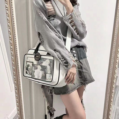 One-shoulder Portable Daily Large Capacity Versatile External Pain Messenger Bag
