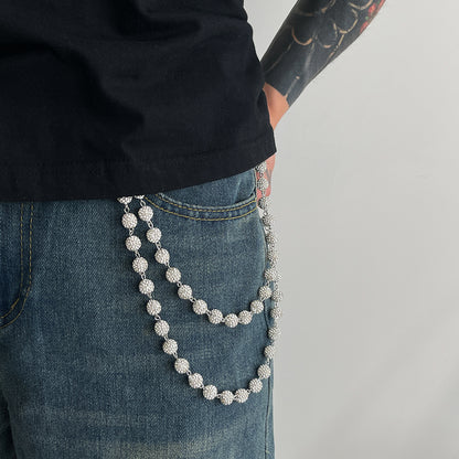 Hip Hop Niche High-grade Waist Chain Pendant Accessories