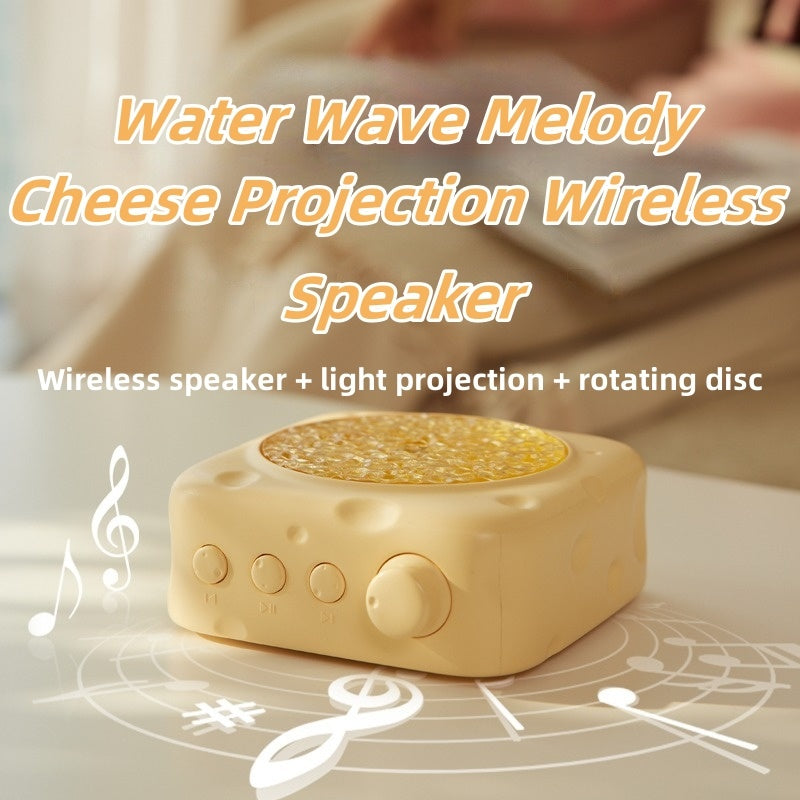 Cheese Speaker - Bluetooth Wireless Speaker - Green- Yellow