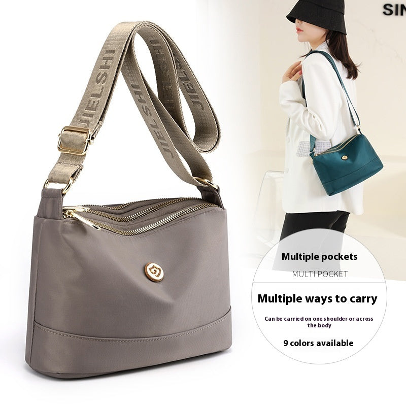 Casual Messenger Bag Oxford Cloth Simple And Compact Shoulder Large Capacity