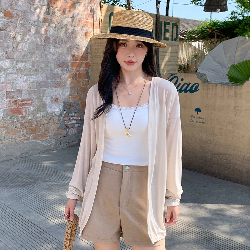 Women's Long-sleeved Sweater Sun Protection