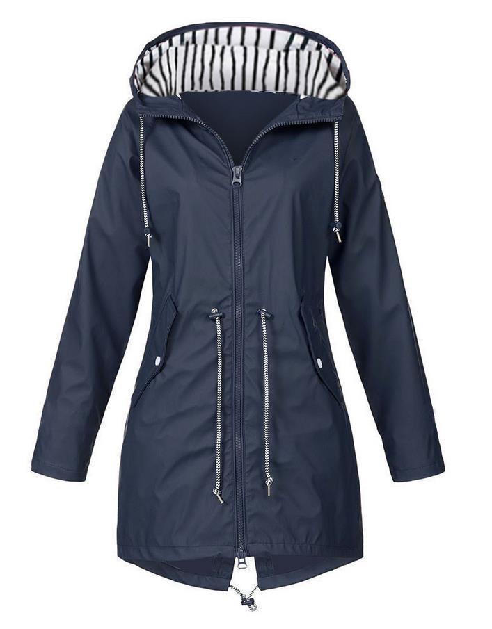 Autumn And Winter Women's Zipper Jacket Three-in-one Outdoor Hooded Mountaineering Jacket