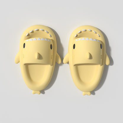 Children's Sandals And Slippers Summer Thick Bottom Second Generation Shark EVA Slippers Home Children Parent-child Non-slip Soft Bottom Baby Sandals