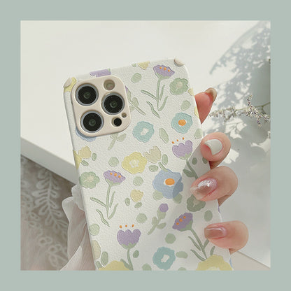 Leather Grain Mobile Phone Case Cover